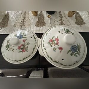 Noritake Floral Ceramic Covered Dishes